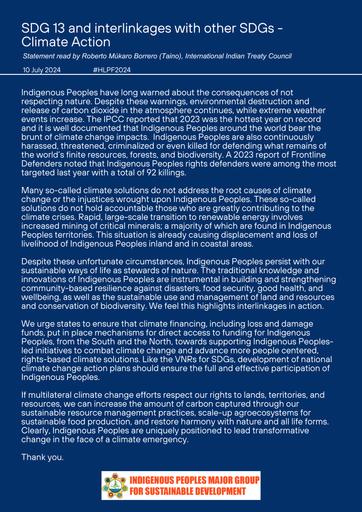 SDG 13 and interlinkages with other SDGs - Climate Action